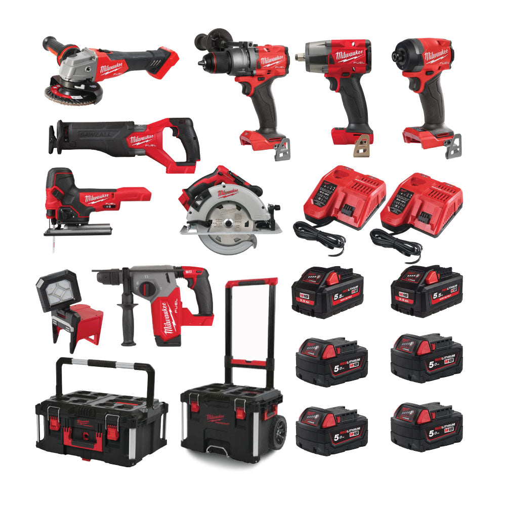 Set Milwaukee M18FPP9A-555T FUEL POWER PACK IN2, cod 4933492524