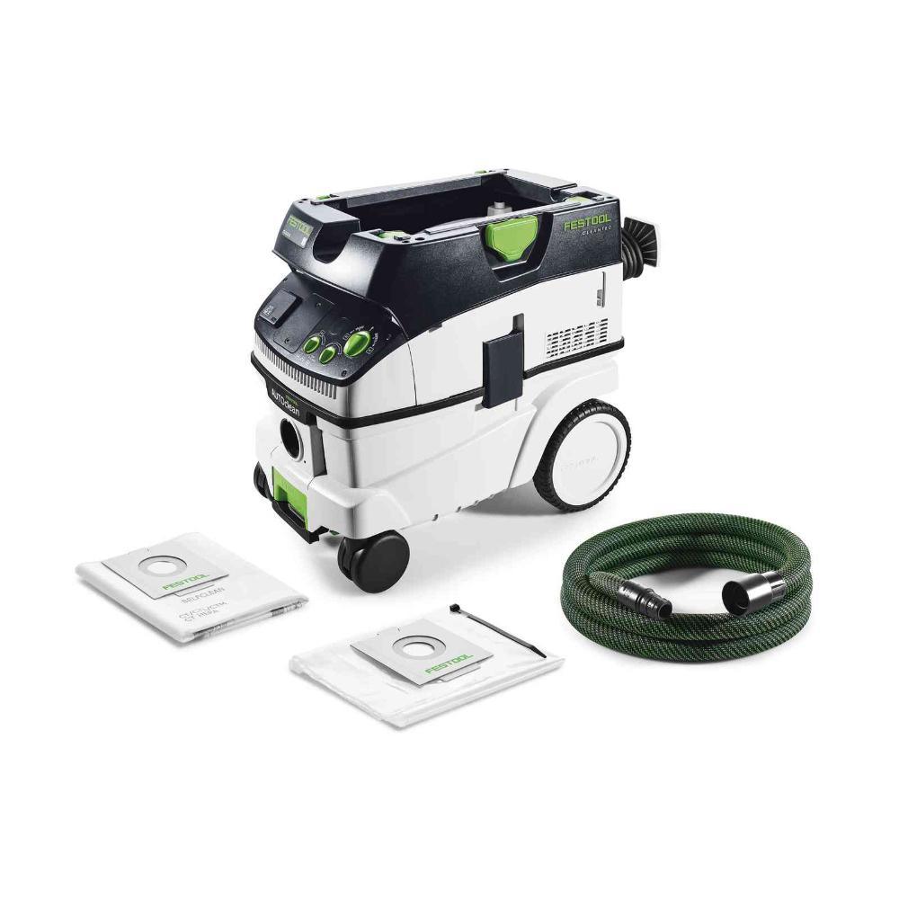 Aspirator mobil Festool CLEANTEC CTL 26 E AC, 1200W, 3900 l/min, umed-uscat, cod 574945 - BIG STORE (Dynamic Tools SRL)