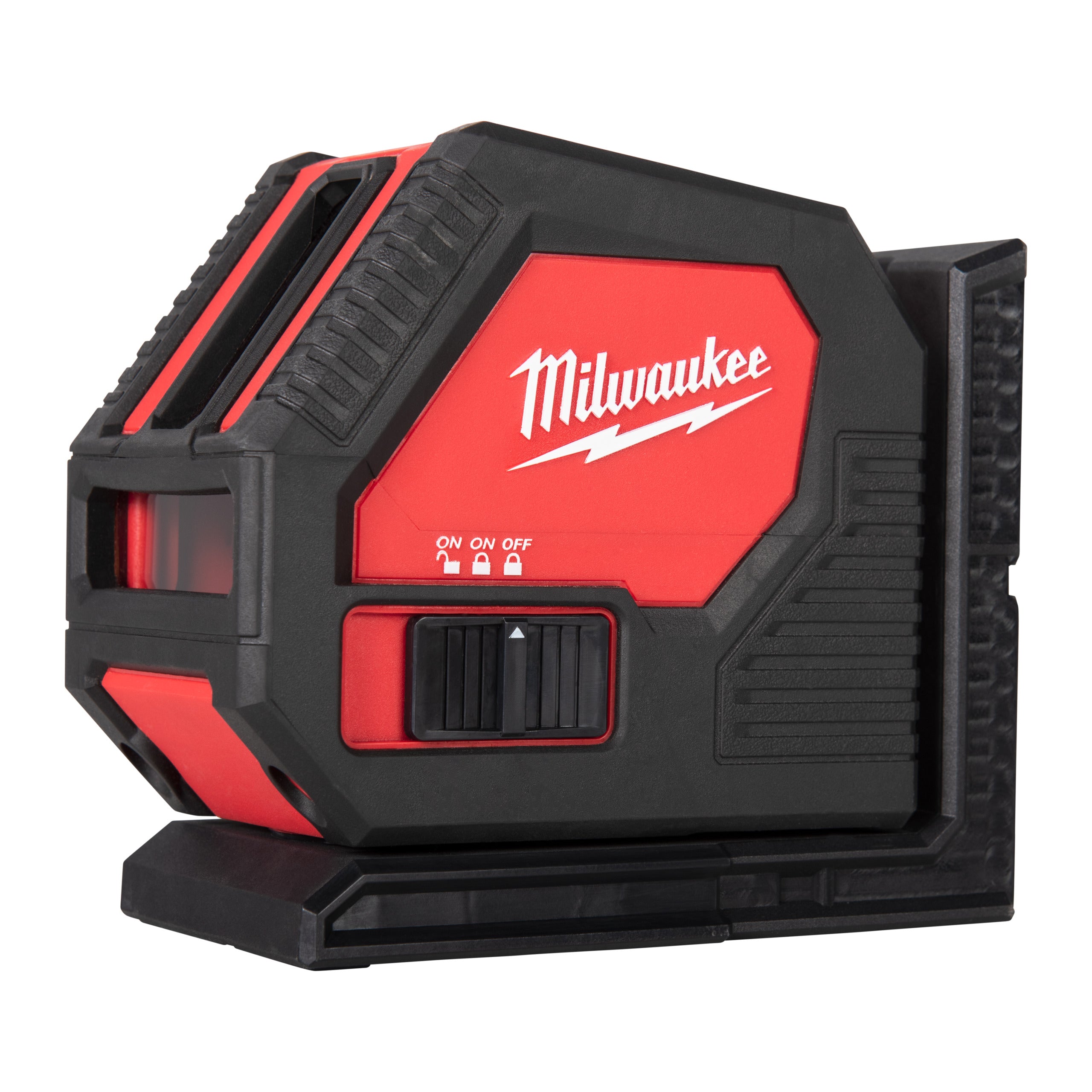 Nivelă laser Milwaukee CLL-C cu 2 planuri, fascicul verde, baterii alcaline, cutie plastic, suport de prindere, cod 4933478753