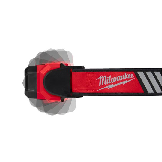 Lanternă Milwaukee L4 HL-VIS-201, frontală, reîncărcabilă cu USB, TRUEVIEW™, cod 4933471389