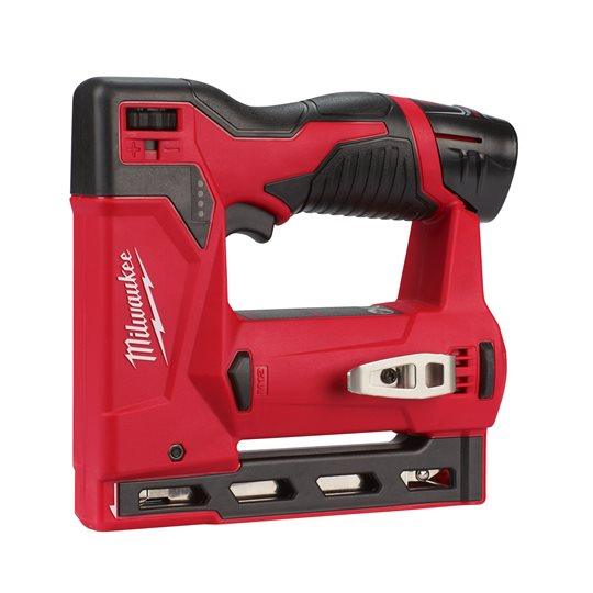 Pistol de capsat, 12V, Milwaukee M12BST-202X, cod 4933459635 - BIG STORE (Dynamic Tools SRL)