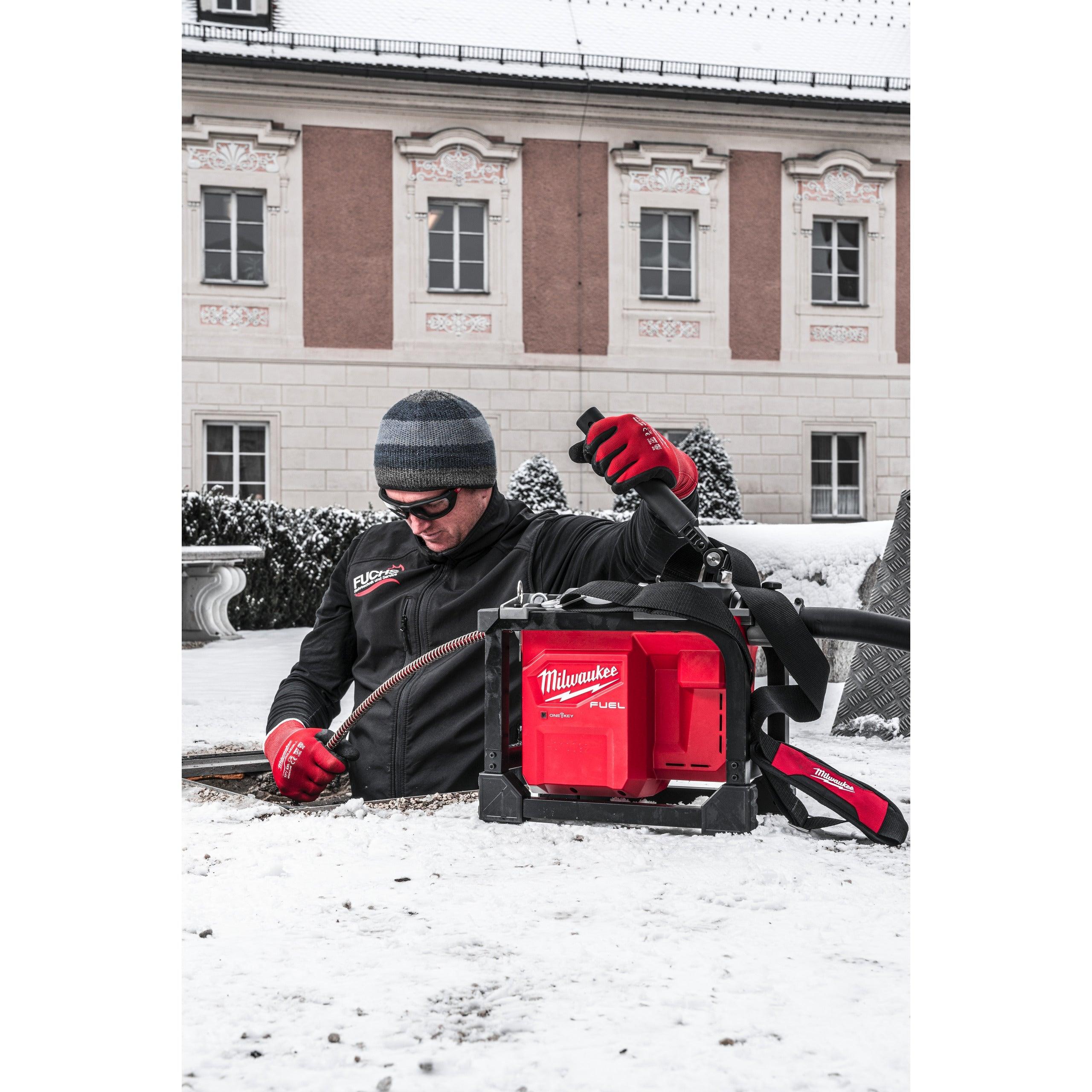 Mașină modulară compactă de desfundat canalizări M18 FUEL™ Milwaukee M18FCSSM-121, cod 4933478407, 1 x M18 HB12 acumulator, M12-18 FC încărcător, fără cutie - BIG STORE (Dynamic Tools SRL)