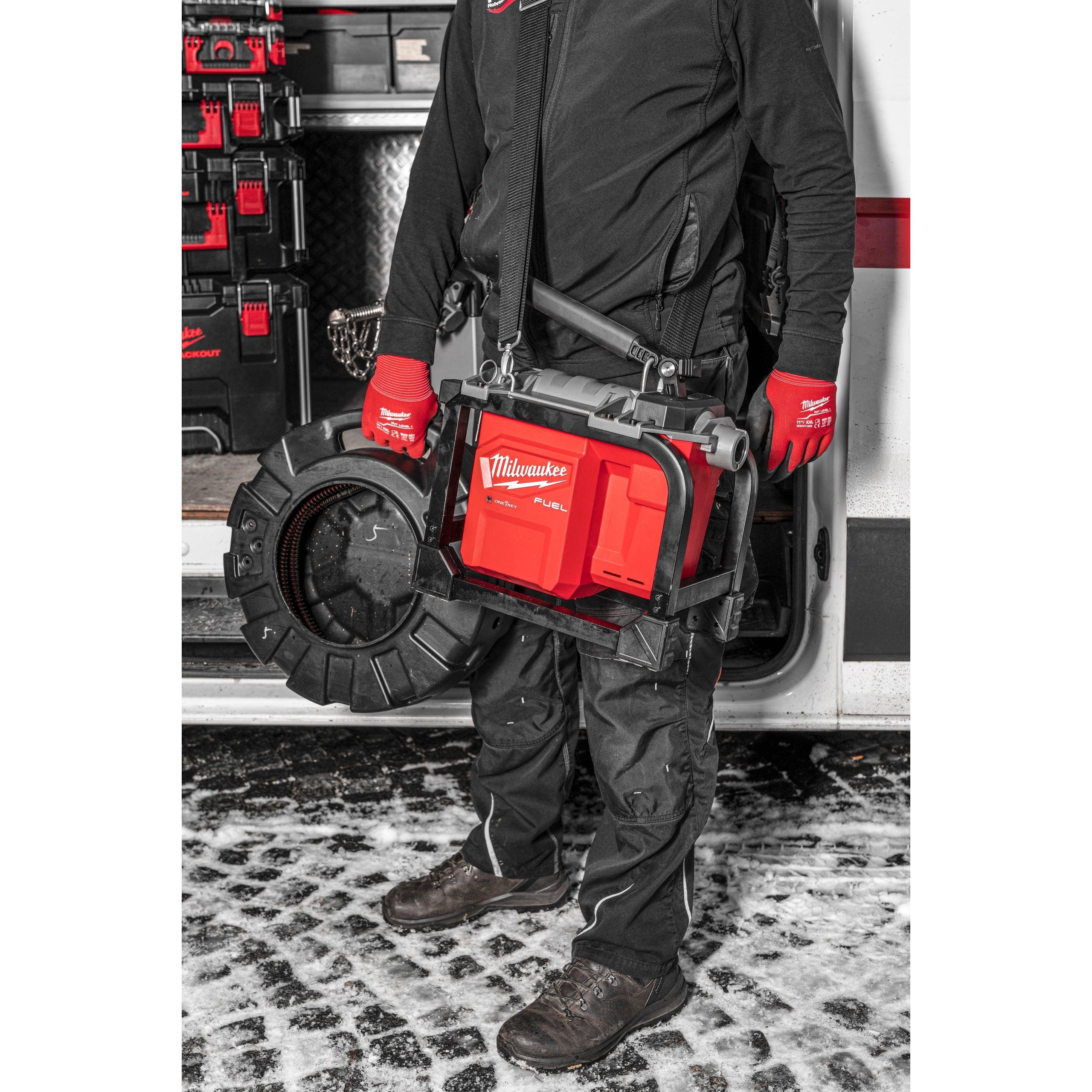 Mașină modulară compactă de desfundat canalizări M18 FUEL™ Milwaukee M18FCSSM-121, cod 4933478407, 1 x M18 HB12 acumulator, M12-18 FC încărcător, fără cutie - BIG STORE (Dynamic Tools SRL)