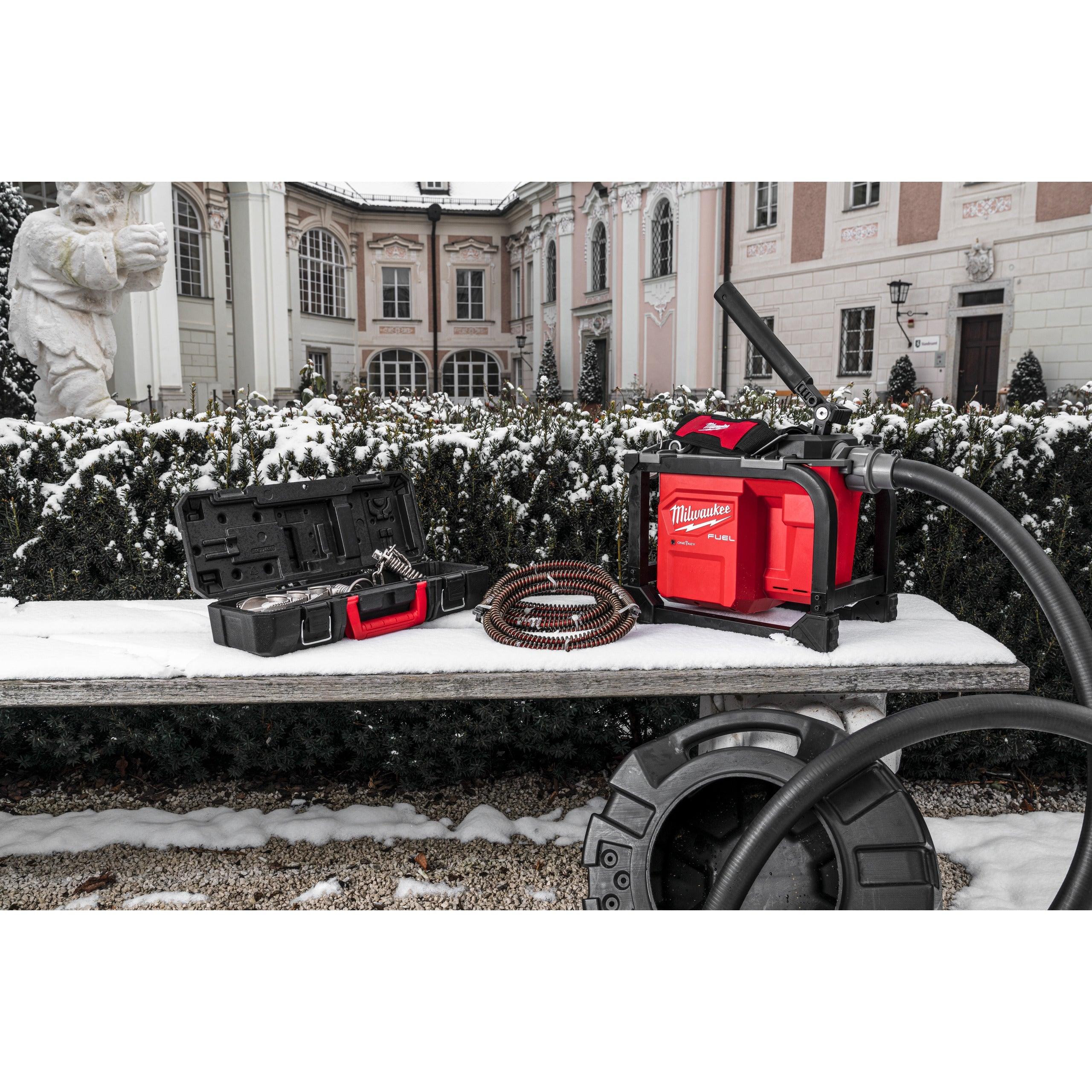 Mașină modulară compactă de desfundat canalizări M18 FUEL™ Milwaukee M18FCSSM-121, cod 4933478407, 1 x M18 HB12 acumulator, M12-18 FC încărcător, fără cutie - BIG STORE (Dynamic Tools SRL)