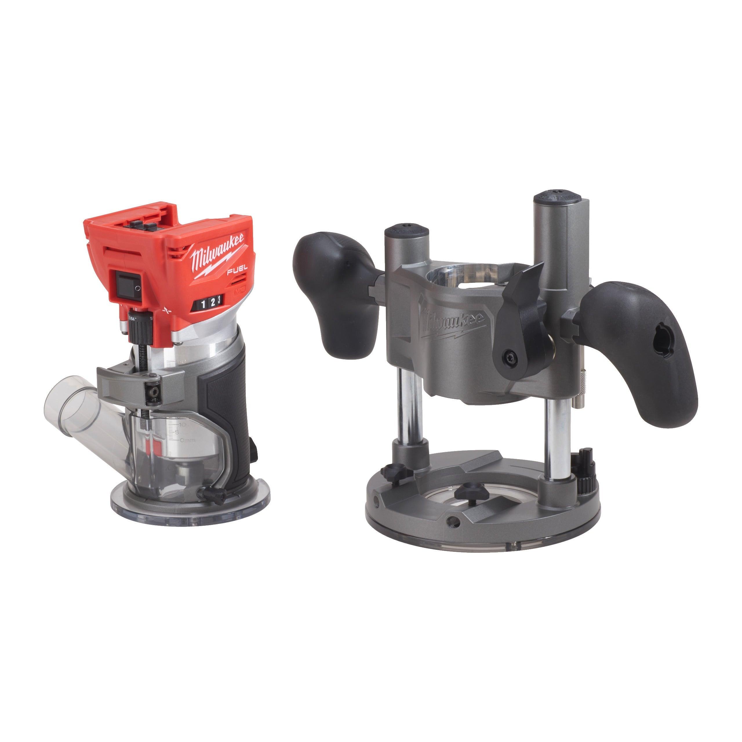 Freză de contur cu bucșă de 8 mm și 6 mm M18 FUEL™ Milwaukee M18FTR8-0