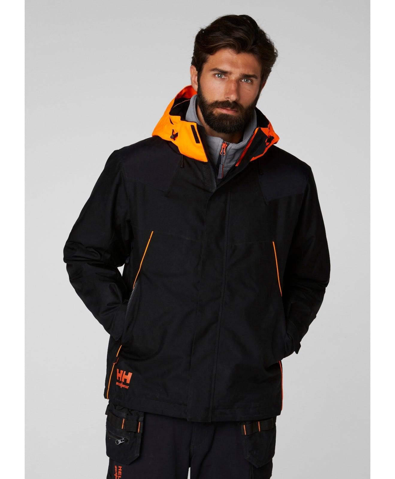 Geacă cu glugă Helly Hansen Chelsea Evolution Winter, neagră, M
