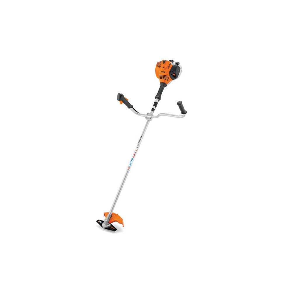 Motocoasă Stihl FS 70 C-E, benzină, 1,2CP, motor 2T, tehnologie 4-MIX, cuțit iarbă (inclus) și cap tăietor cu fir (opțional)